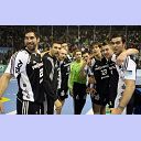 Zufriedenheit nach dem Spiel.