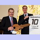 Business-Lounge-Er�ffnung: THW-Gesellschafter Dr. Hubertus Grothe und Architekt Robert St�er.