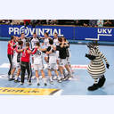 Jubel nach dem Sieg.