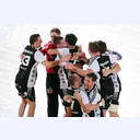 Jubel nach dem Sieg in Flensburg.