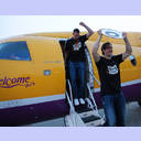 Ankunft in Kiel-Holtenau.