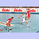 Filip Jicha beim Strafwurf.