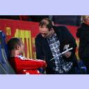 Thierry Omeyer im Gespr�ch mit Bob Hanning.