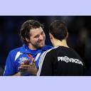 Gro�wallstadts sportlicher Leiter Uli Wolf und Dominik Klein.