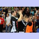 Dank an die mitgereisten Fans.