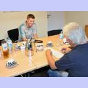 Niclas Ekberg im Gespr�ch mit den Kieler Nachrichten.