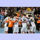 Jubel nach dem Sieg.