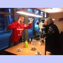 Johan Sj�strand beim ersten Foto-Shooting.