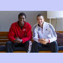 WM 2013: Medientreff: Wael Jallouz und Dominik Klein.