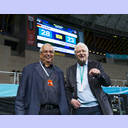 WM 2013: GER-MKD: DHB-Pr�sident Ulrich Strombach und DHB-Vizepr�sident Horst Bredemeier.