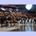 Einlauf in die Arena.