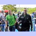 Testspiel in Rostock.