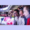 EM 2014: DEN-ESP: Kim Andersson als TV-Experte.